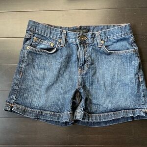 Calvin Klein Women's Dark Blue Jean Shorts